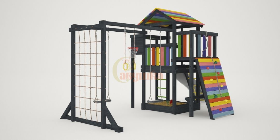 Детская площадка Савушка 4 BLACK EDITION